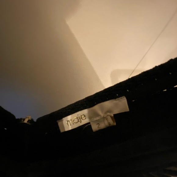 Maje Black Cocktail Dress - Picture 5 of 7